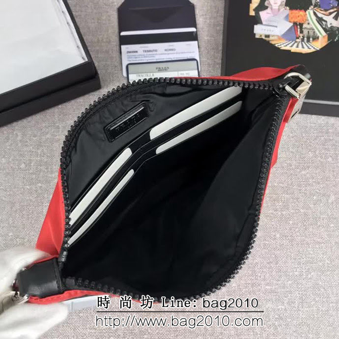 PRADA普拉達 專櫃同步 最新款式 限量版 時尚男士手包 2NH006 DD1465